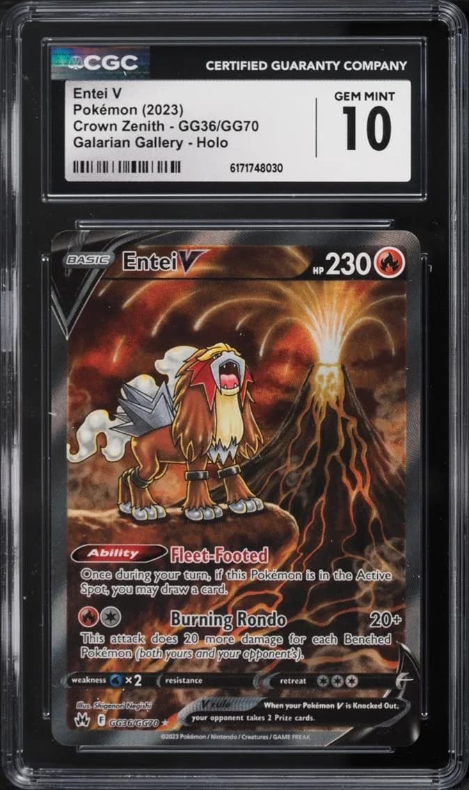 Entei V, Crown Zenith, CGC 10