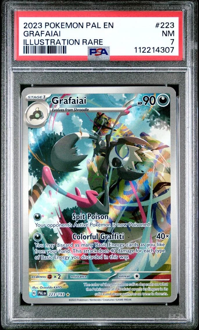 Grafaiai, Paldea Evolved, PSA 7