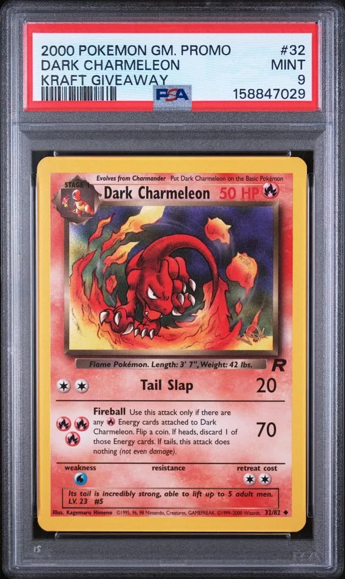 Dark Charmeleon, Game Promo, PSA 9