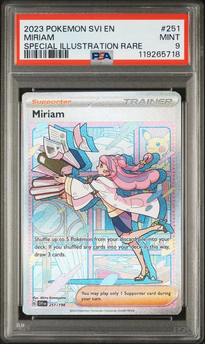 Miriam, Scarlet & Violet, PSA 9