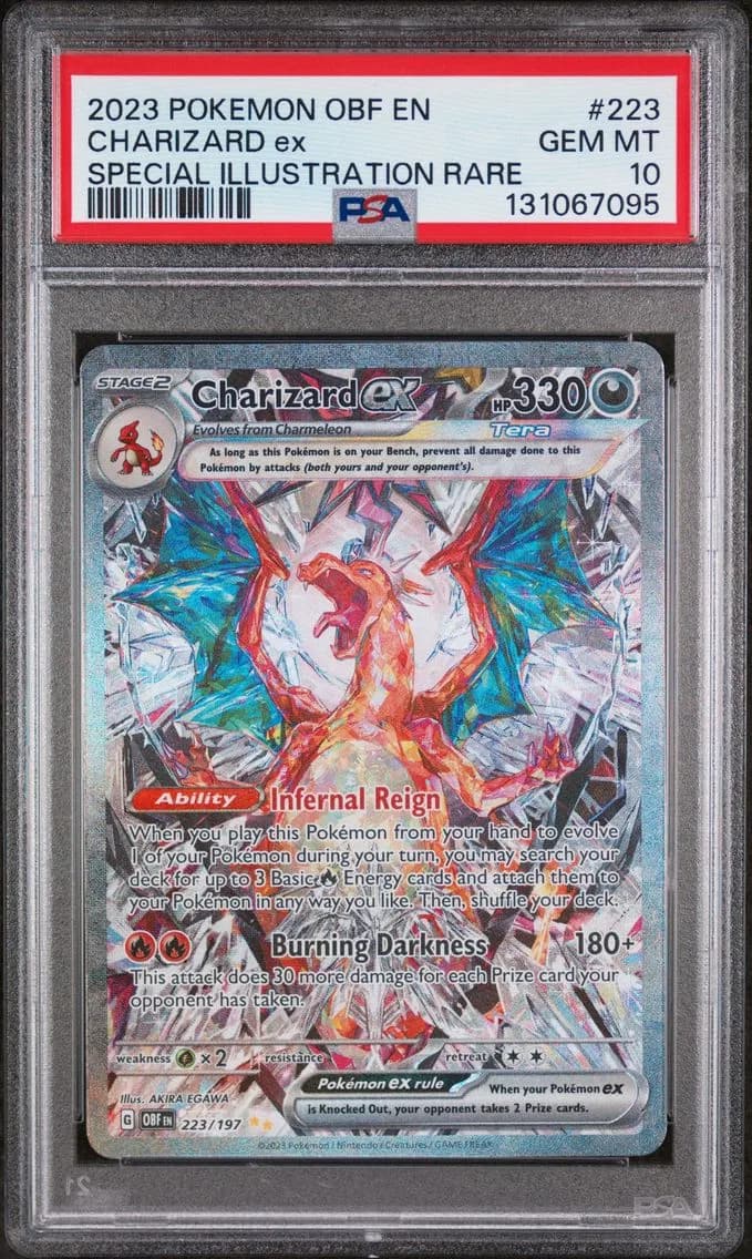 Charizard EX, Obsidian Flames, PSA 10