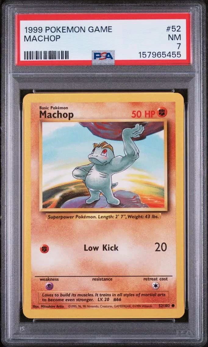 Machop, Game, PSA 7