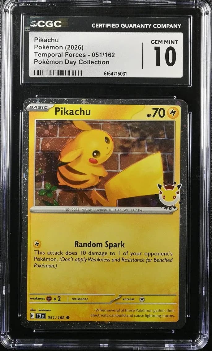 Pikachu, Temporal Forces, CGC 10