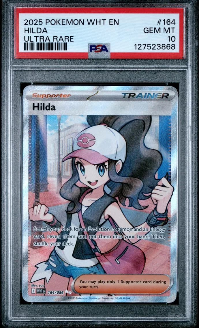 Hilda, White Flare, PSA 10