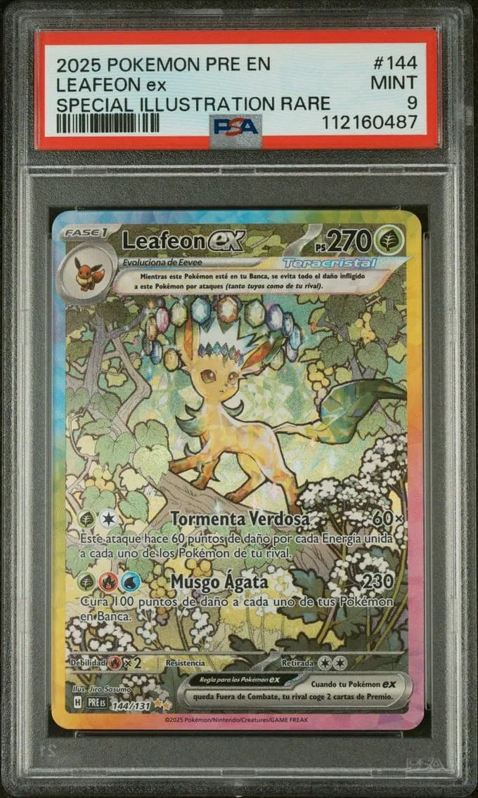 Leafeon EX, Prismatic Evolutions, PSA 9