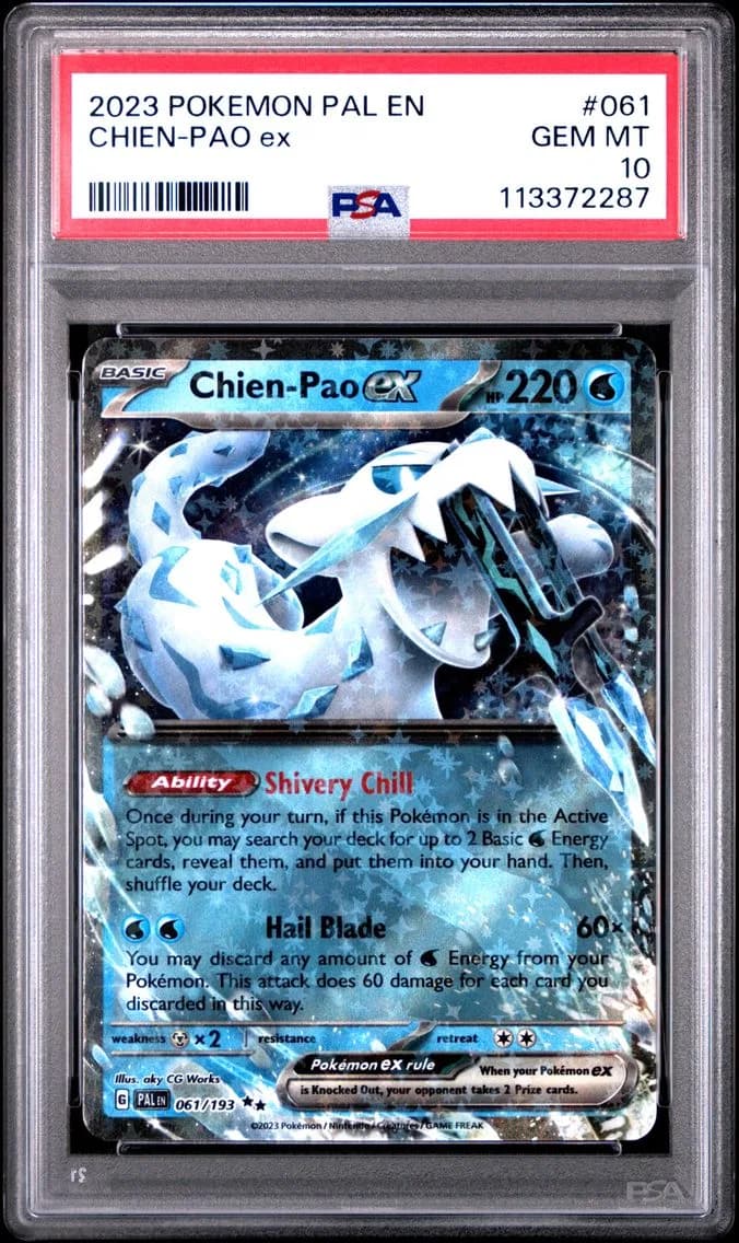 Chien-Pao EX, Paldea Evolved, PSA 10