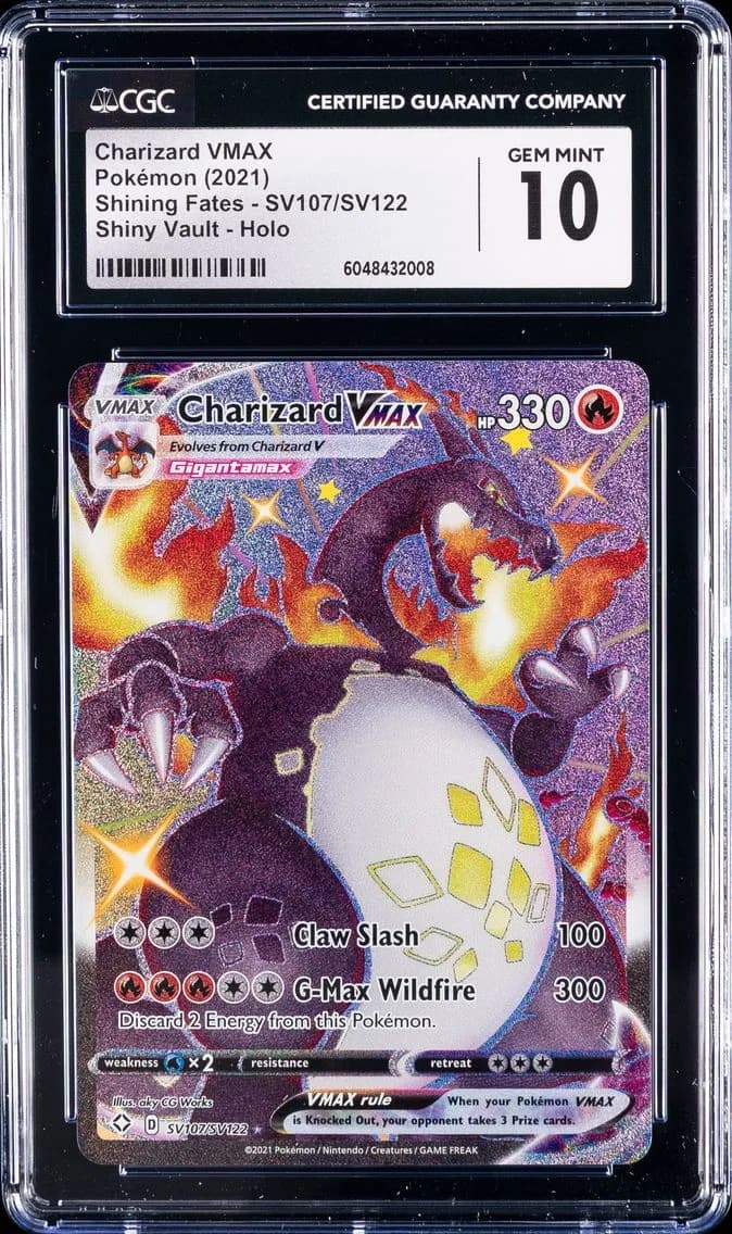 Charizard VMAX, Shining Fates, CGC 10