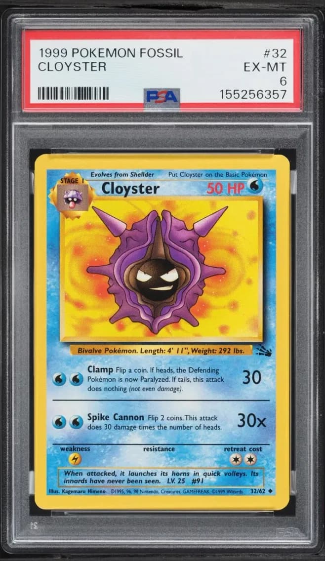 Fossil Cloyster EXMT, Fossil, PSA 6
