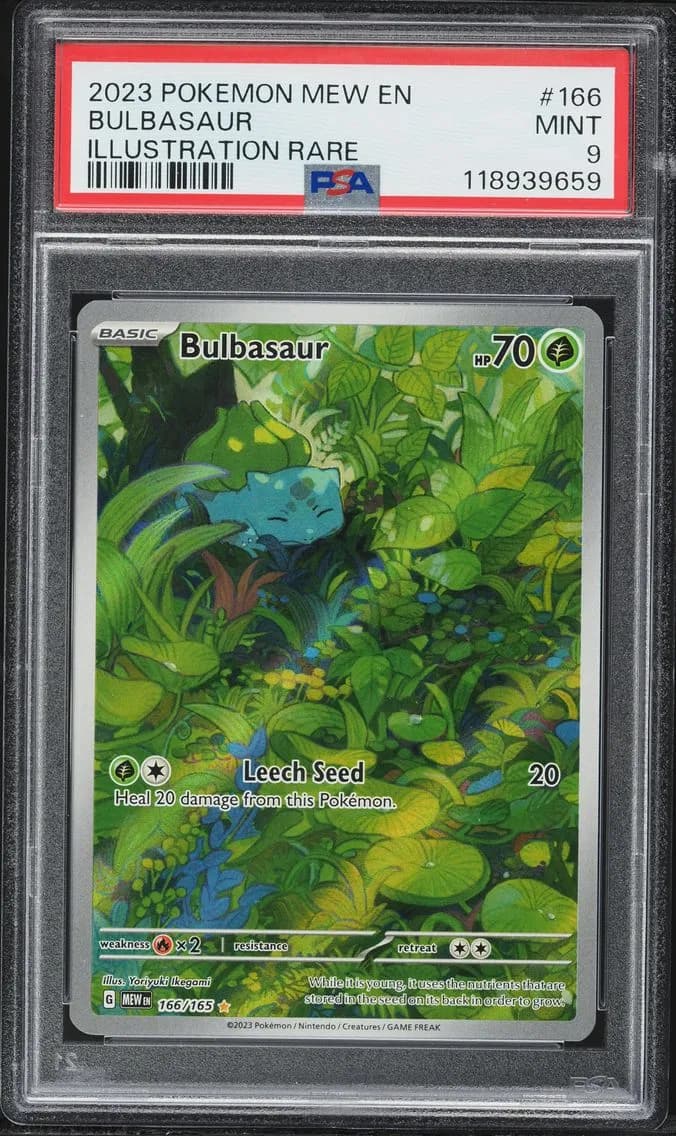 Bulbasaur, 151, PSA 9