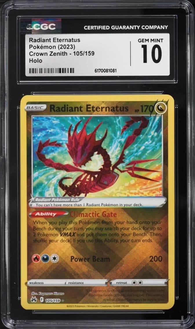 Radiant Eternatus, Crown Zenith, CGC 10