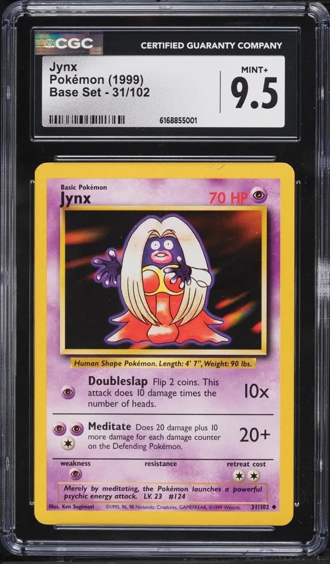 Jynx, Base Set - Unlimited, CGC 9.5