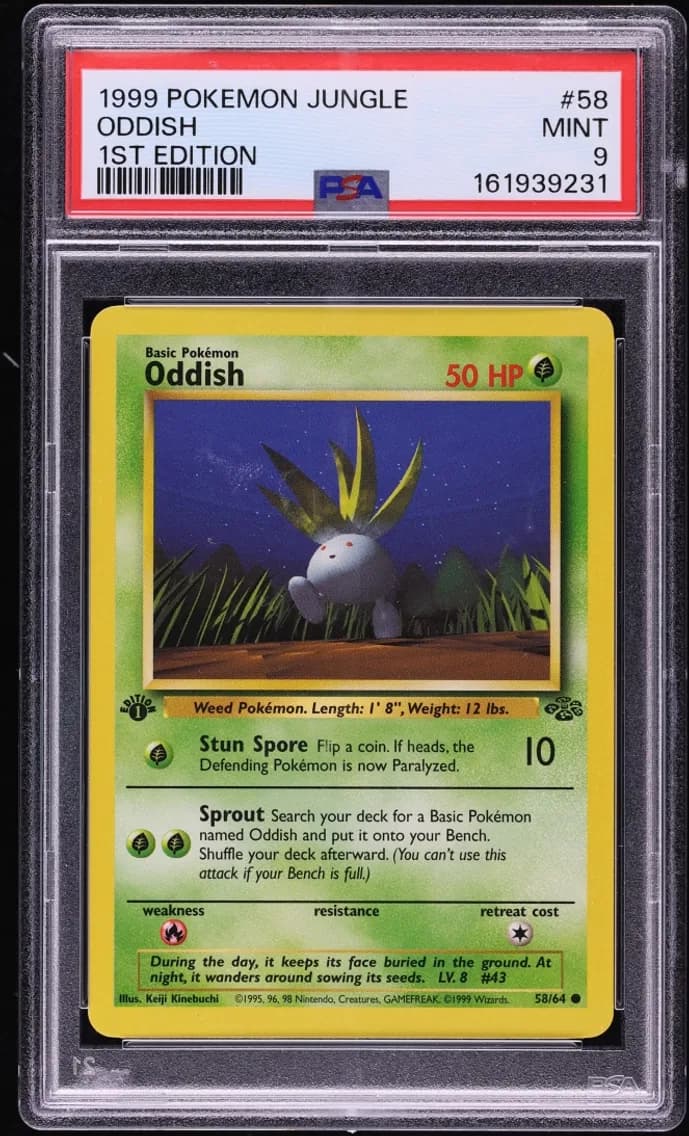 Edition Oddish, Jungle, PSA 9