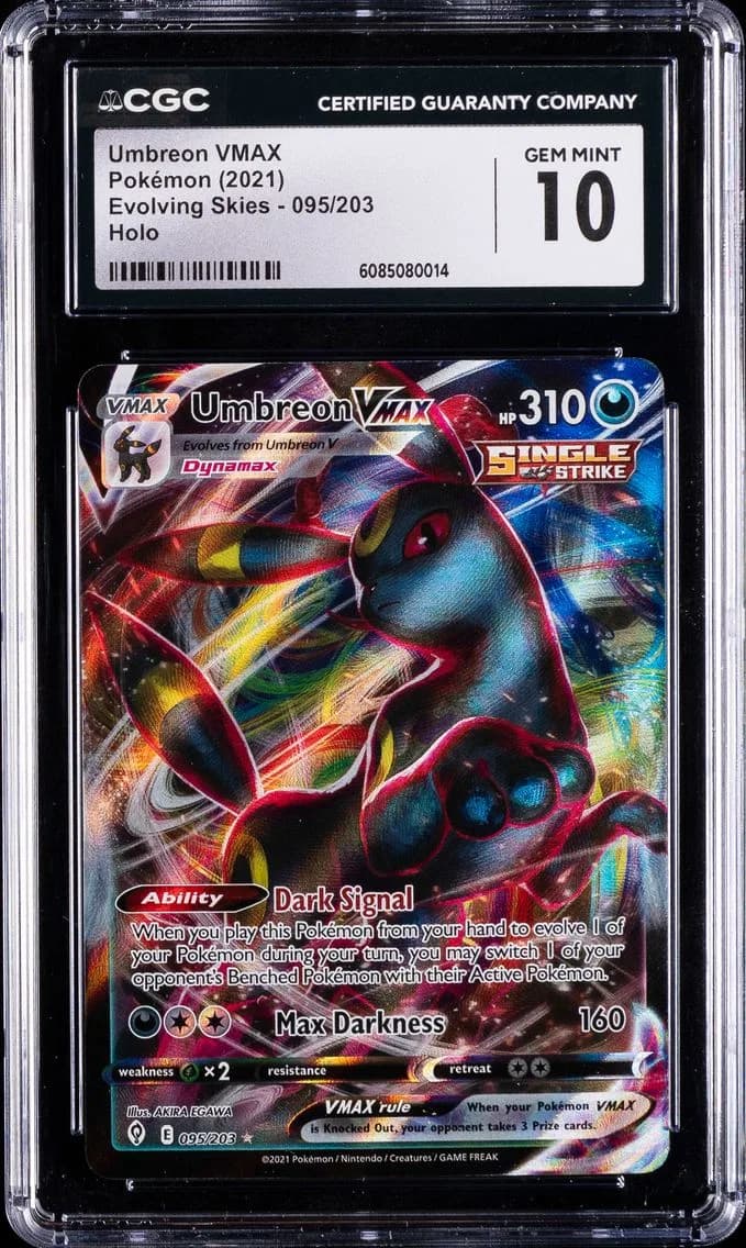 Umbreon VMAX, Evolving Skies, CGC 10