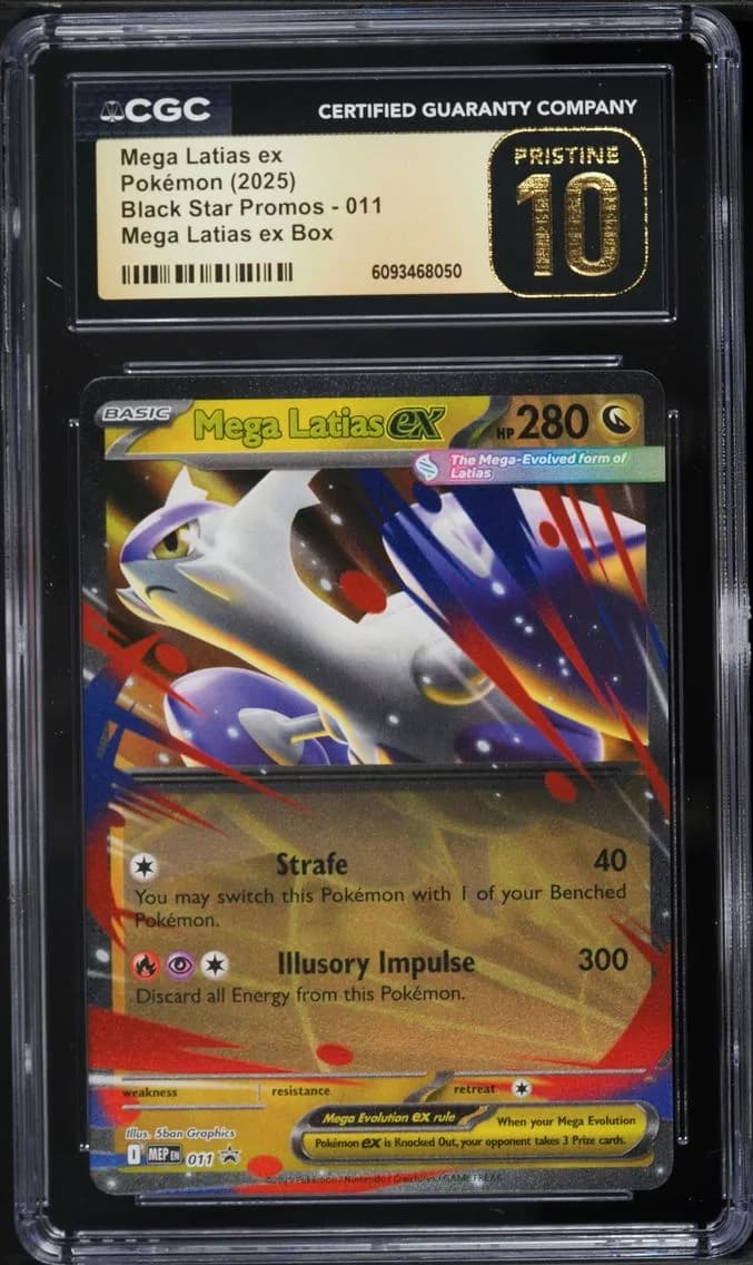 Mega Latias EX, Black Star Promos - Mega Evolution MEP EN, CGC 10