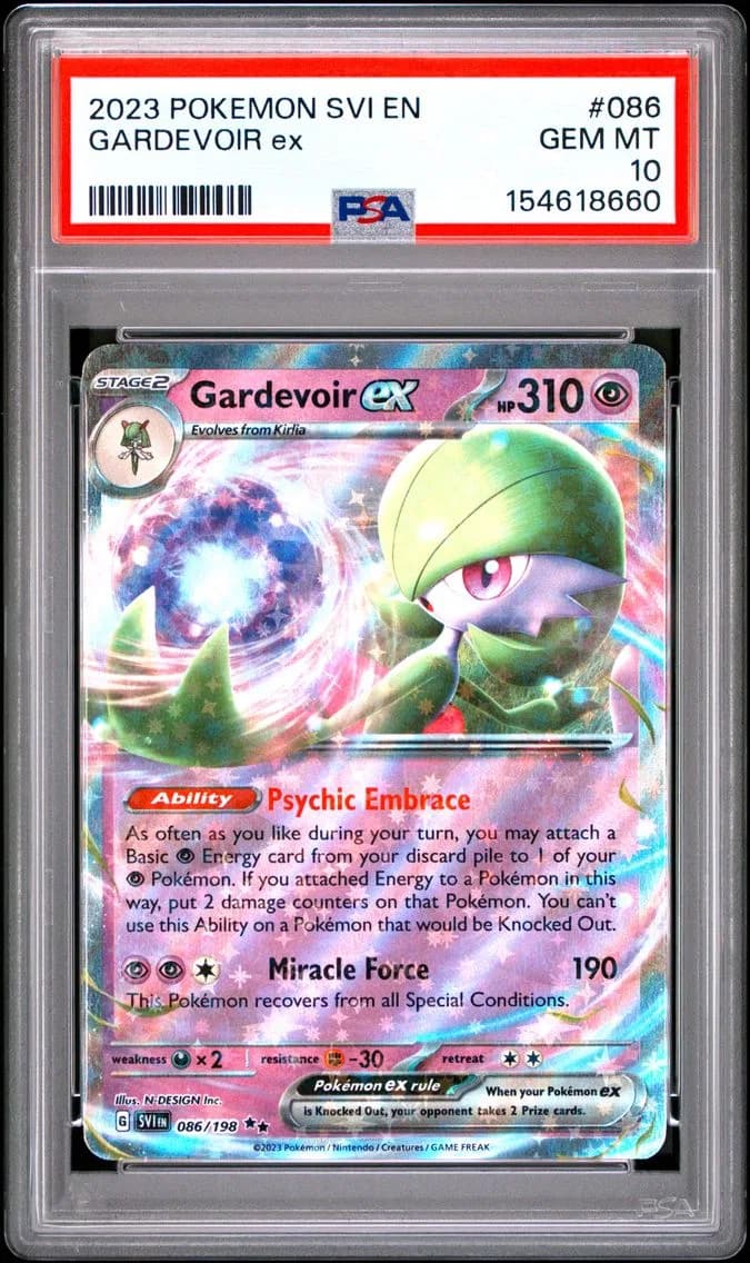 Gardevoir EX, Scarlet & Violet, PSA 10