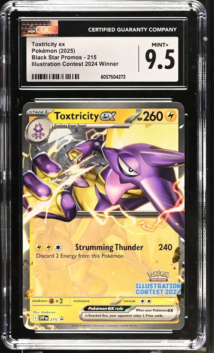 Toxtricity ex, Black Star Promos - Scarlet & Violet SVP EN, CGC 9.5