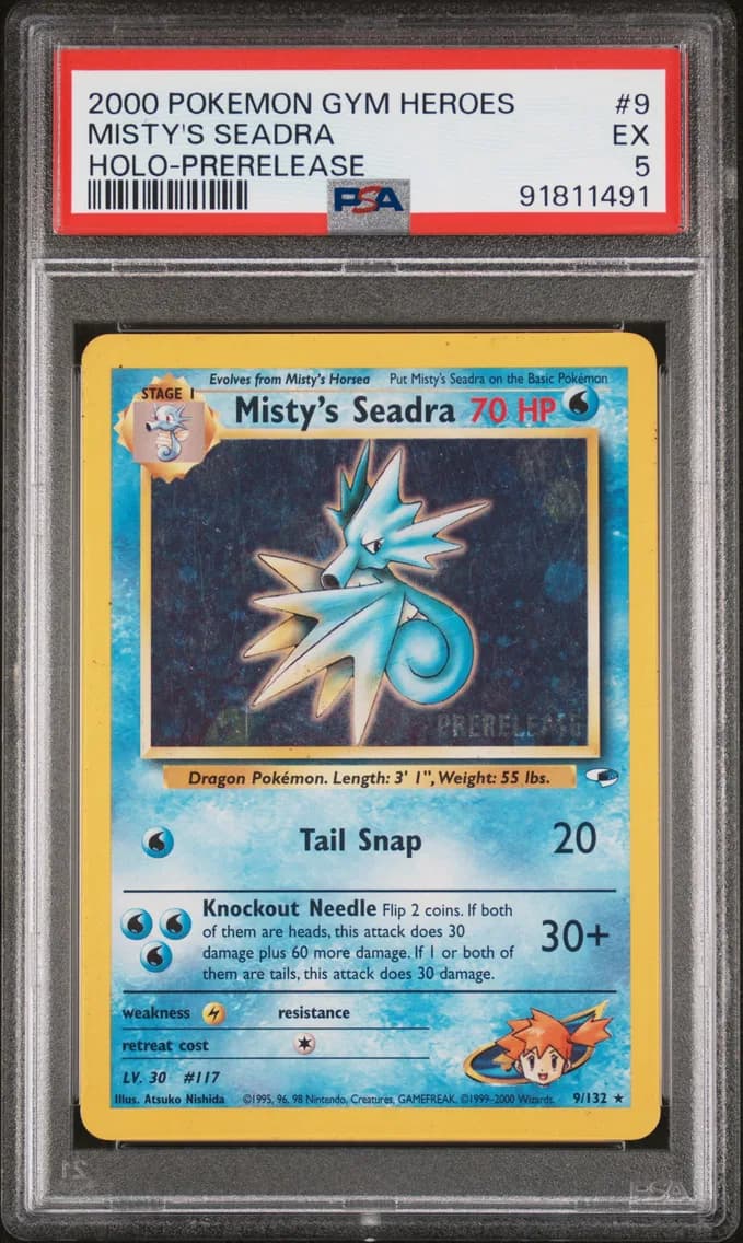 Misty'S Seadra, Gym Heroes, PSA 5