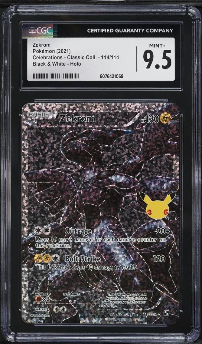 Zekrom, Celebrations - Classic Collection, CGC 9.5