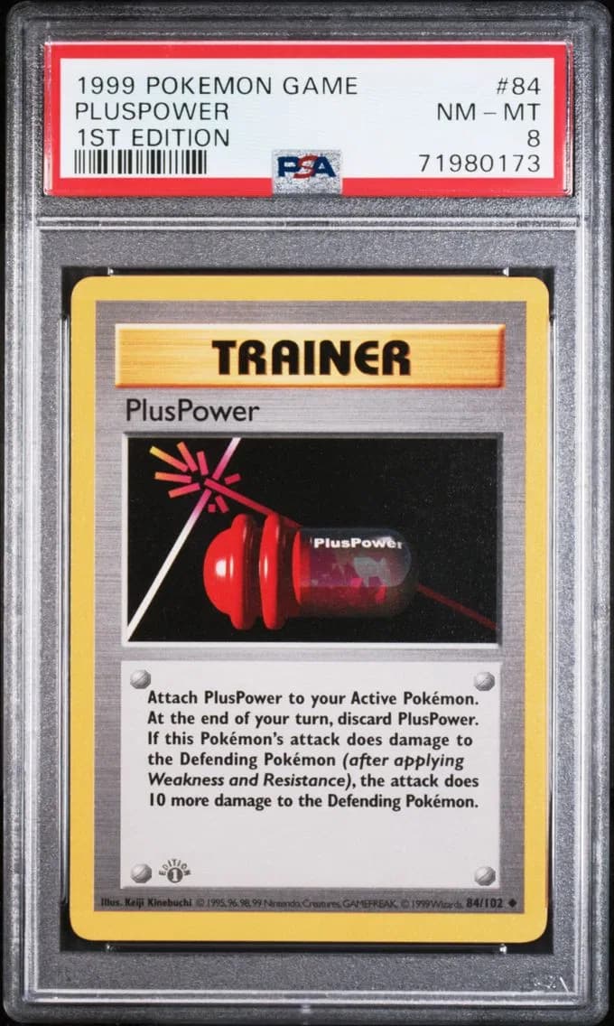 Pluspower 1st Edition, Game, PSA 8