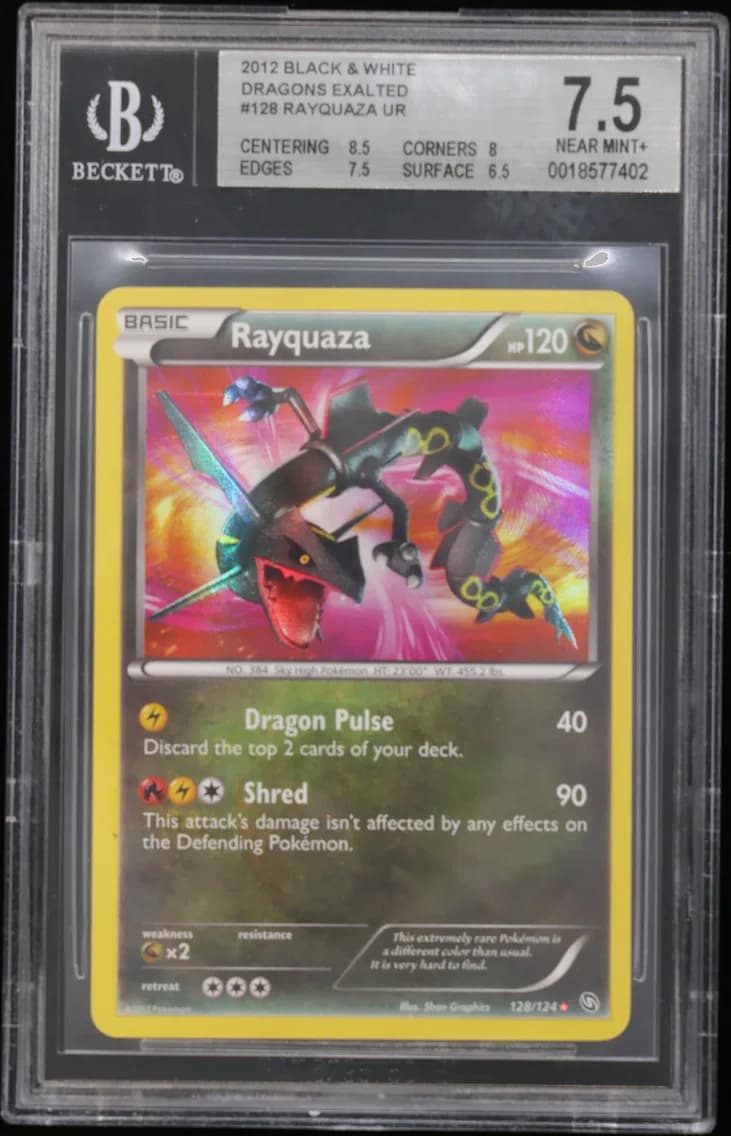 Rayquaza UR, Black and White Dragons Exalted, BGS 