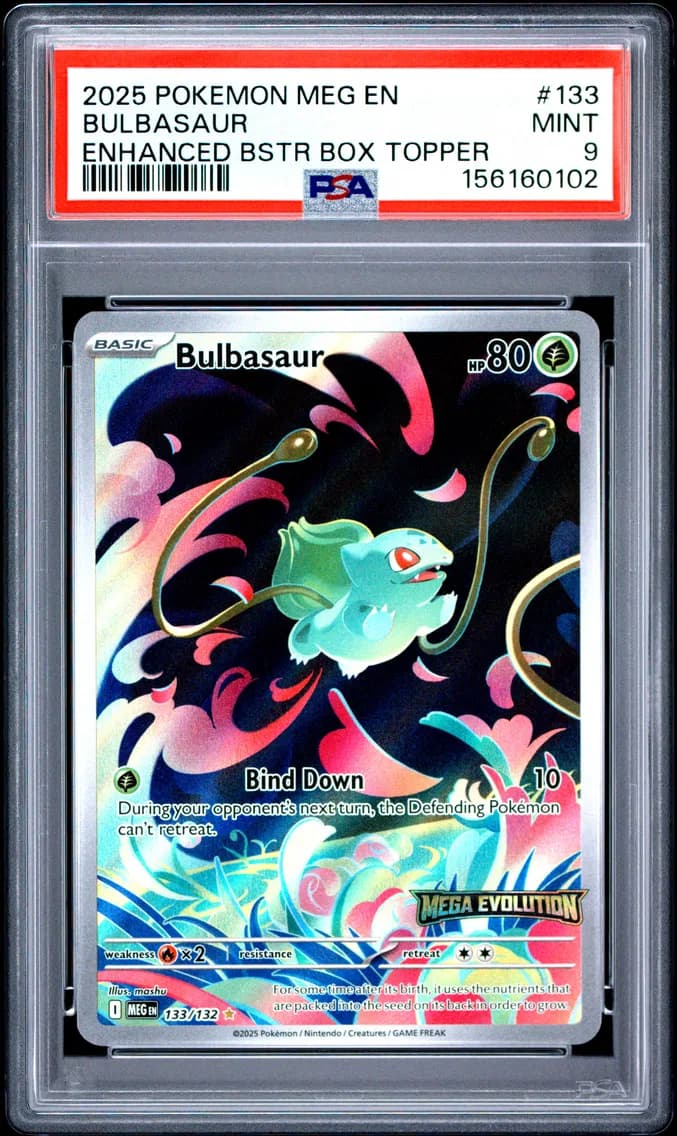 Bulbasaur, Mega Evolution, PSA 9