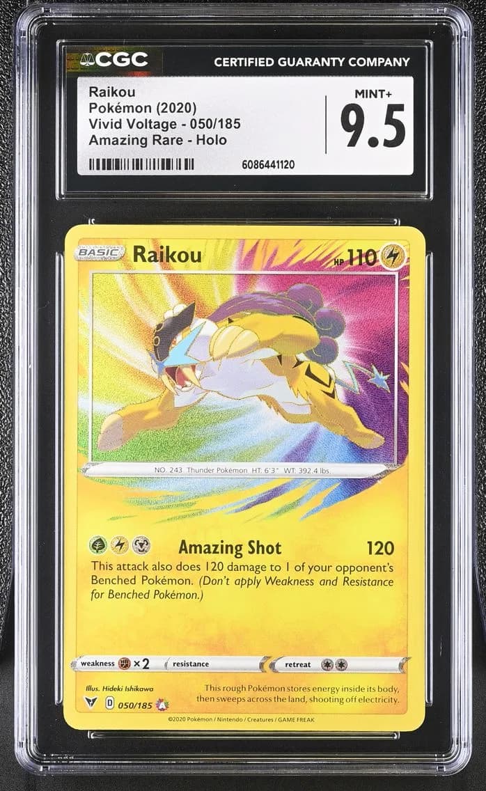 Raikou, Vivid Voltage, CGC 9.5