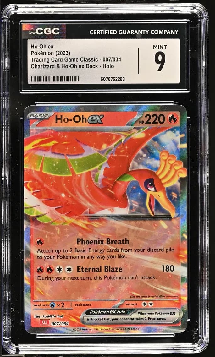 Ho-Oh ex, Trading Card Game Classic - CLV, CLC, CLB, CGC 9