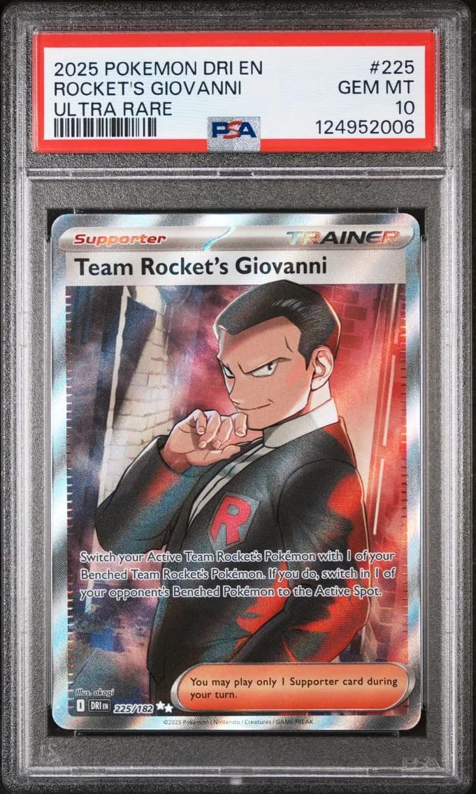 Team Rocket's Giovanni, Destined Rivals, PSA 10