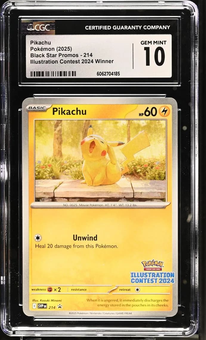 Pikachu, Black Star Promos - Scarlet & Violet SVP EN, CGC 10