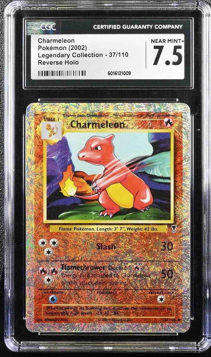 Charmeleon Reverse Holo, Legendary Collection, CGC 7.5