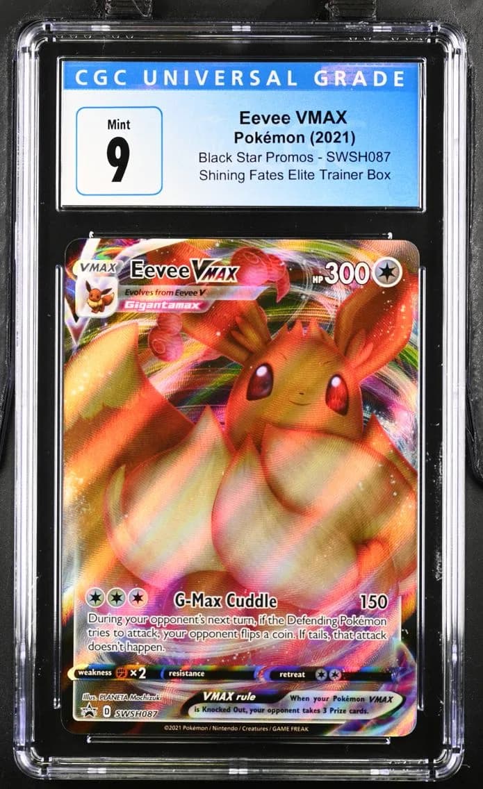 Eevee VMAX, Black Star Promos - Sword & Shield, CGC 9