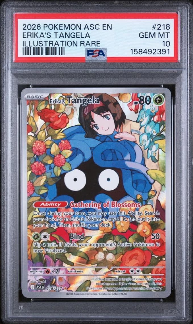 Erika's Tangela, Ascended Heroes, PSA 10