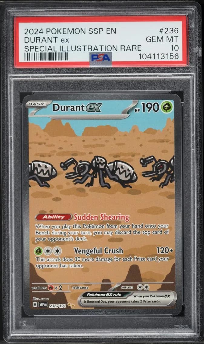 Durant EX, Surging Sparks, PSA 10