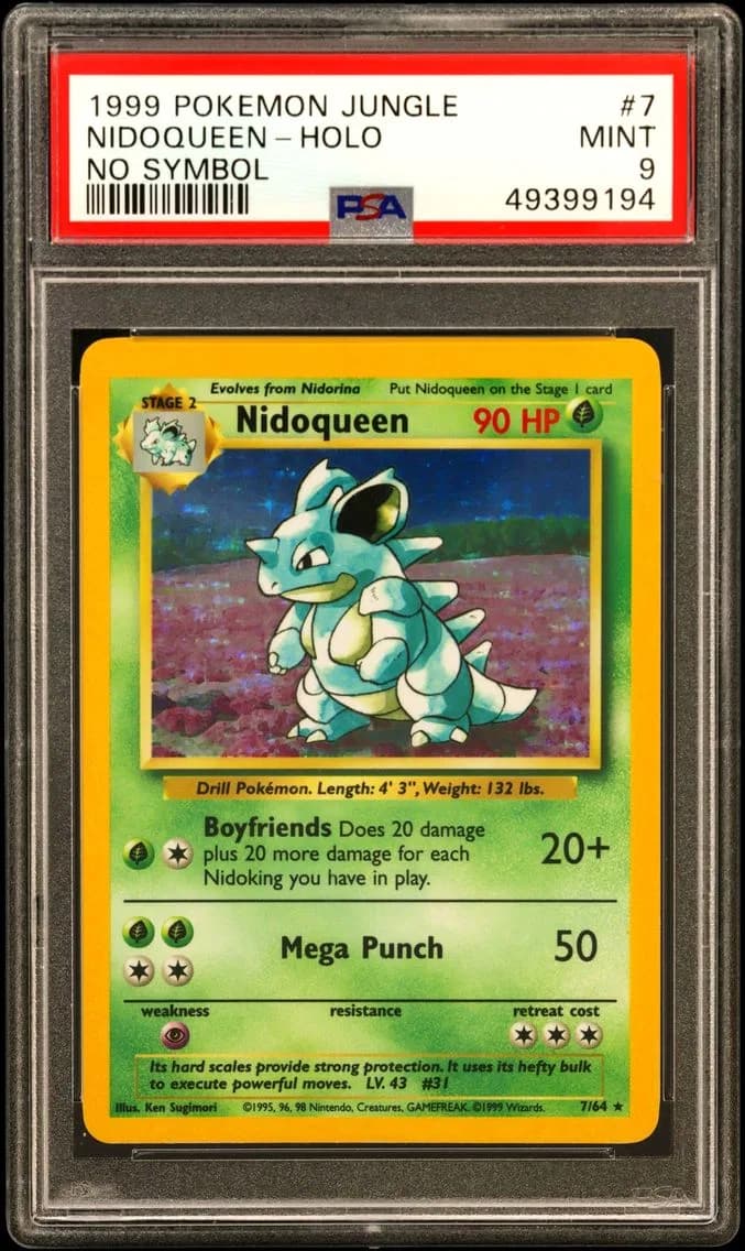 Nidoqueen-Holo, Jungle, PSA 9