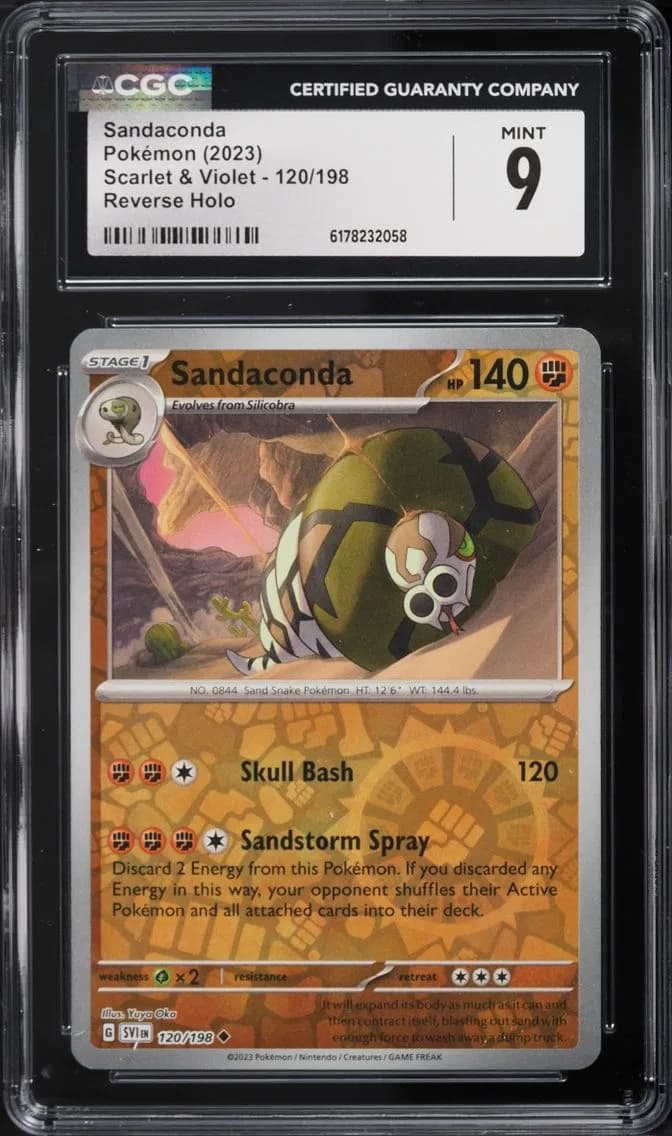 Sandaconda, Scarlet & Violet - SV1EN, CGC 9