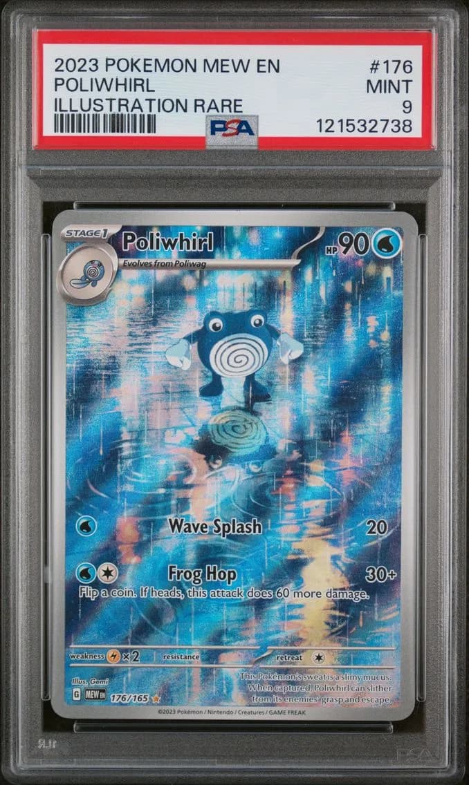Poliwhirl, 151, PSA 9
