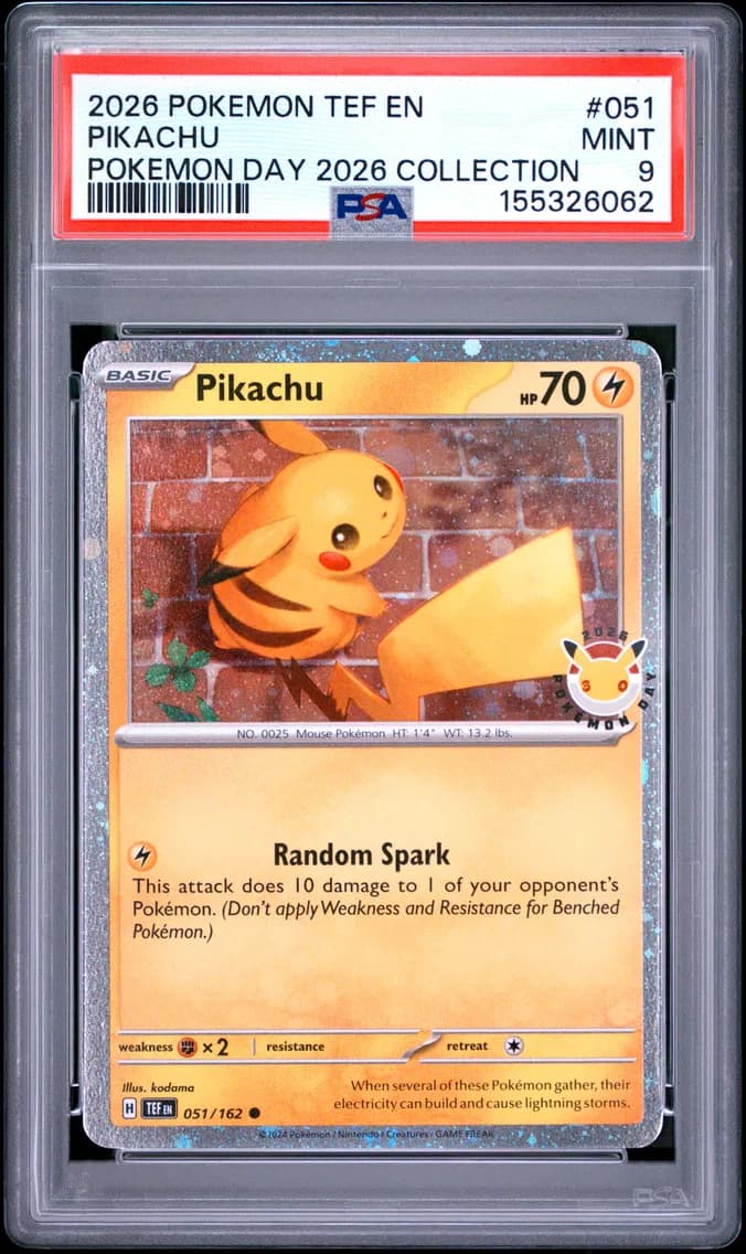 Pikachu, Temporal Forces, PSA 9