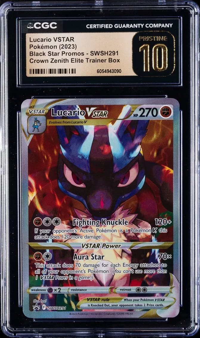 Lucario VSTAR, Black Star Promos - Sword & Shield, CGC 10