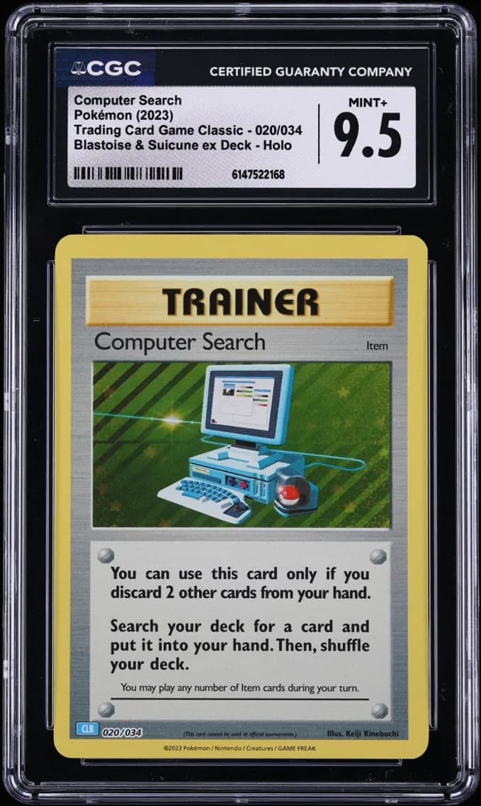 Computer Search, Trading Card Game Classic - CLV, CLC, CLB, CGC 9.5