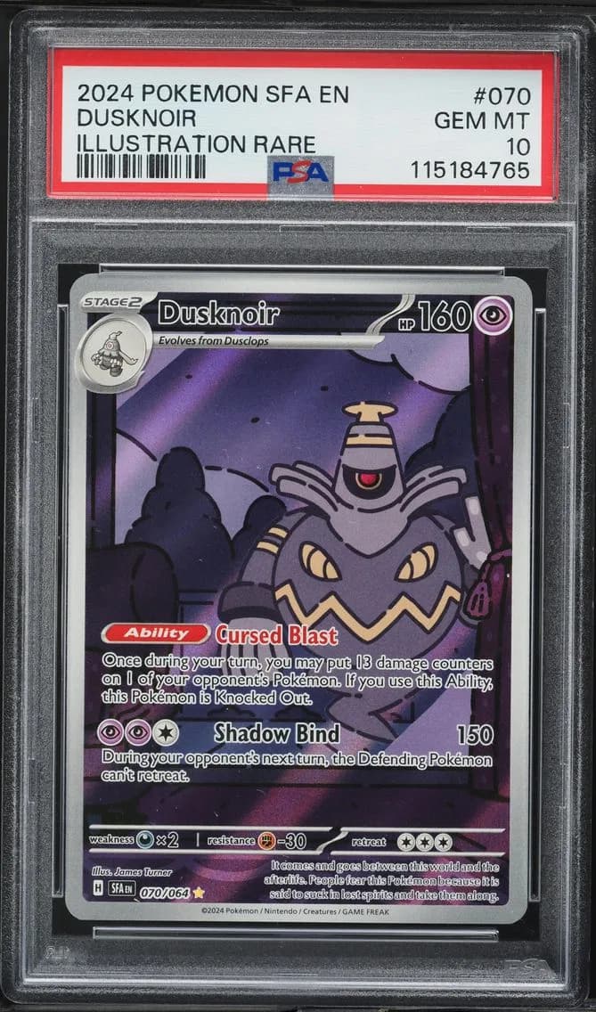 Dusknoir, Shrouded Fable, PSA 10