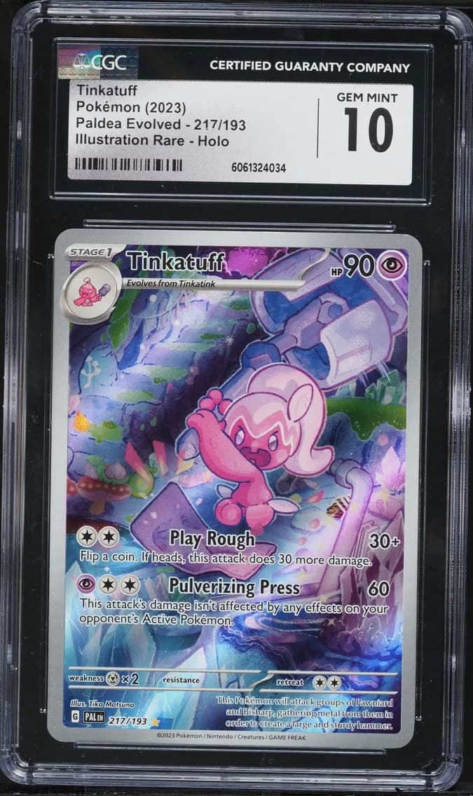 Tinkatuff, Paldea Evolved, CGC 10