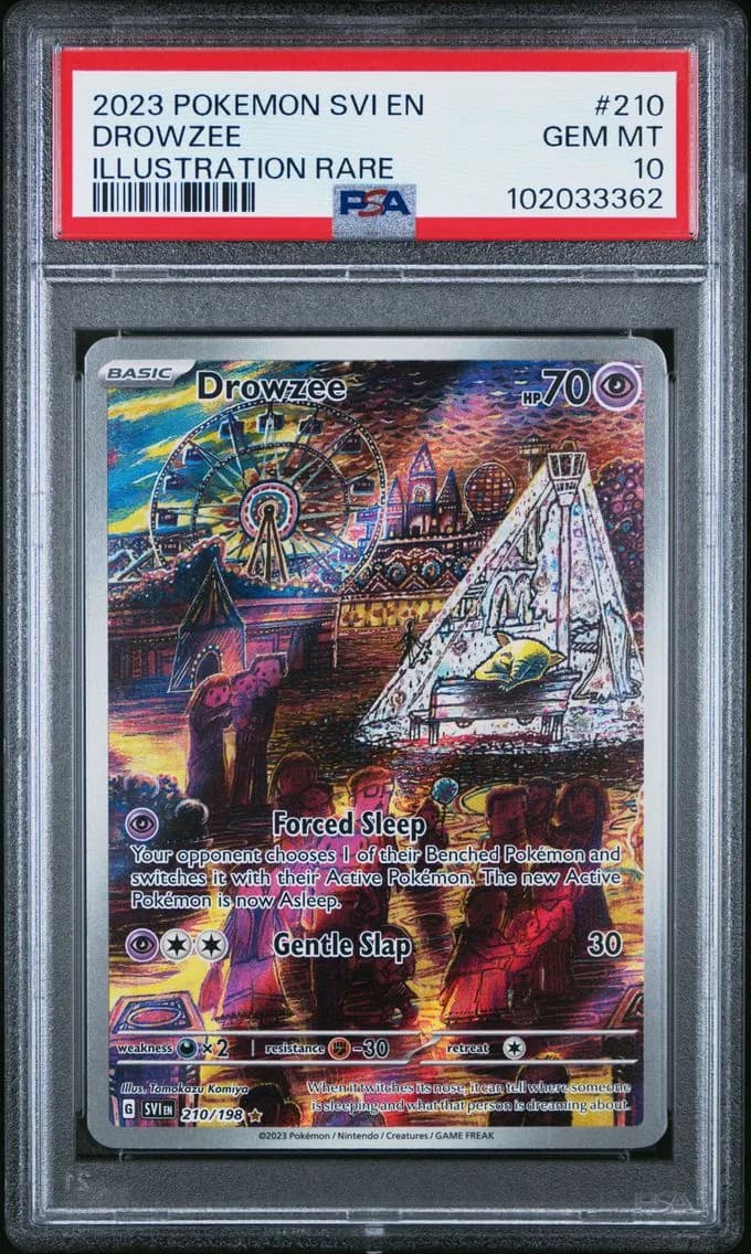 Drowzee, Scarlet & Violet, PSA 10