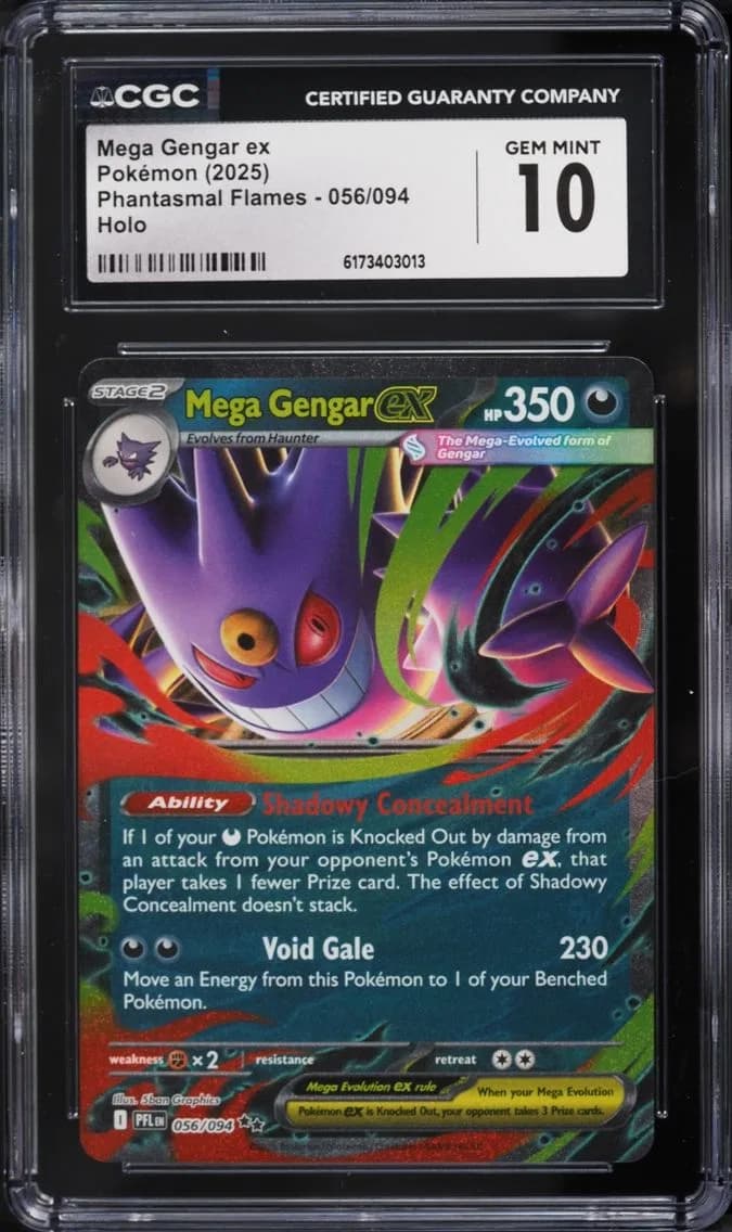 Mega Gengar EX, GEM MINT, CGC 10