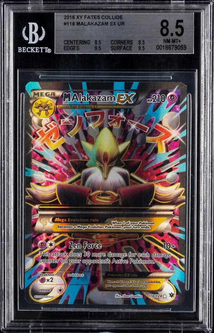 M Alakazam EX, XY Fates Collide, BGS 8.5