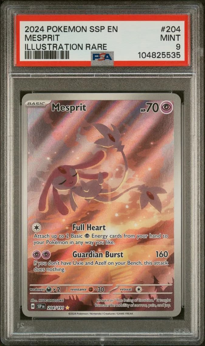 Mesprit, Surging Sparks, PSA 9