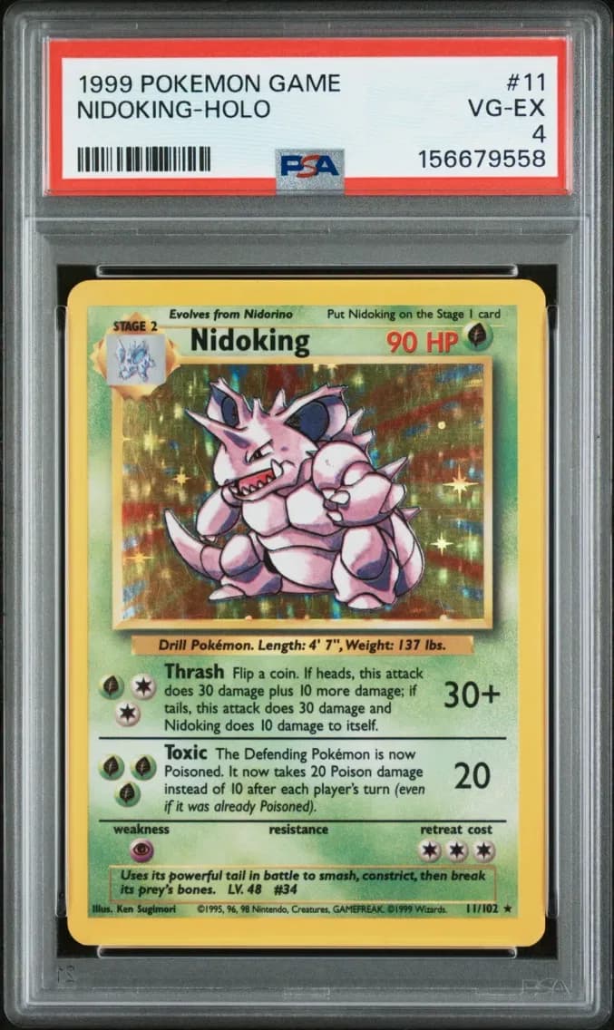 Nidoking-Holo, Game, PSA 4