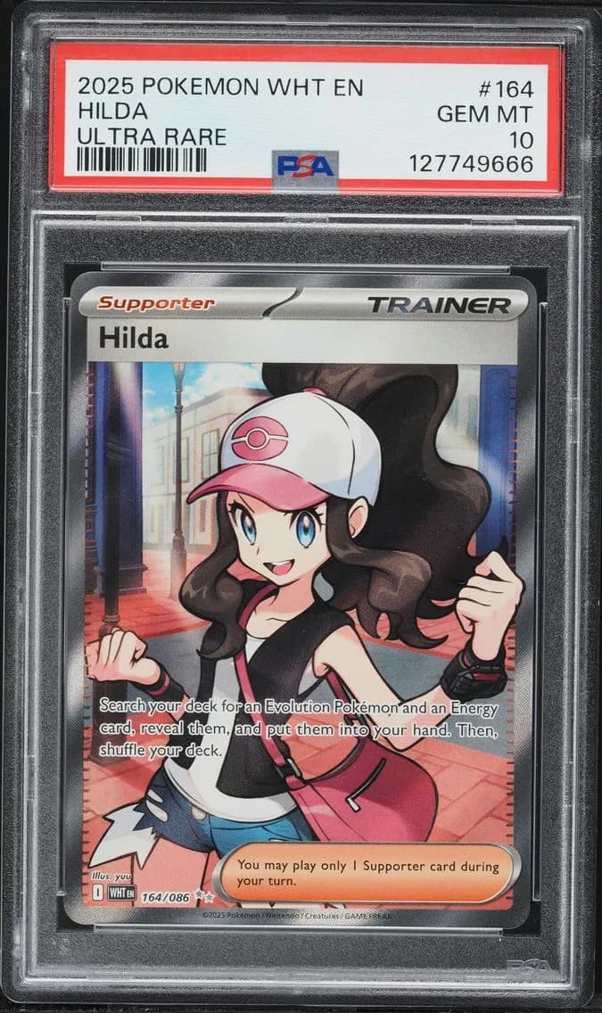 Hilda, White Flare, PSA 10