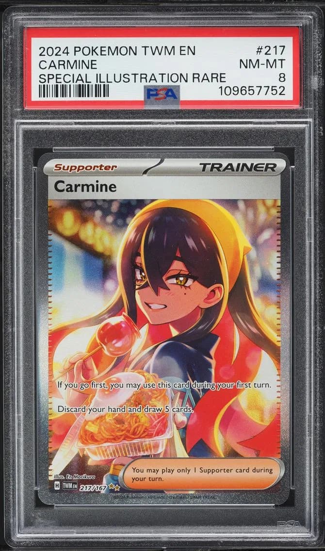 Carmine, Twilight Masquerade, PSA 8