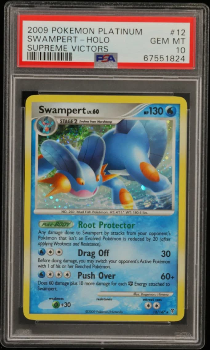 Swampert-Holo, Platinum Supreme Victors, PSA 10