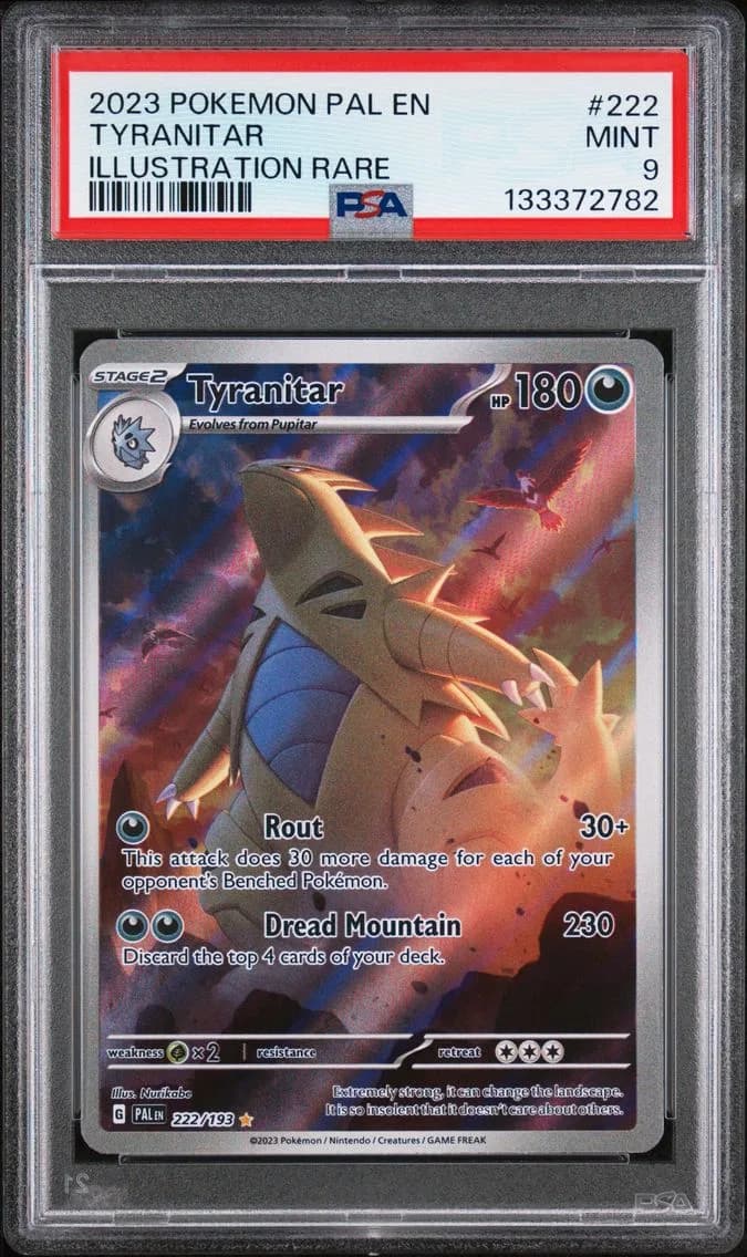 Tyranitar, Paldea Evolved, PSA 9